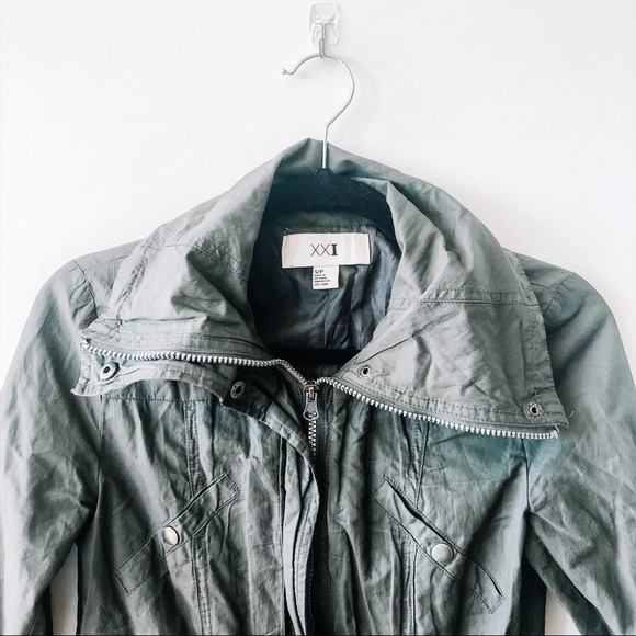 Green Forever21 Spring Jacket - Picture 4 of 4